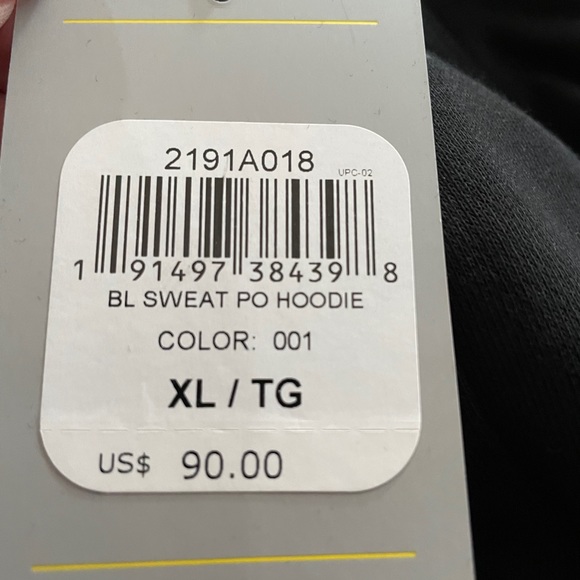 ASICS TIGER men’s black hoodie - Picture 8 of 8